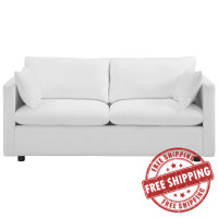 Modway EEI-3044-WHI Activate Upholstered Fabric Sofa