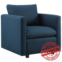 Modway EEI-3045-AZU Activate Upholstered Fabric Armchair