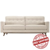 Modway EEI-3046-BEI Prompt Upholstered Fabric Sofa