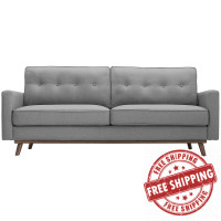 Modway EEI-3046-LGR Prompt Upholstered Fabric Sofa