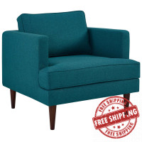 Modway EEI-3055-TEA Agile Upholstered Fabric Armchair