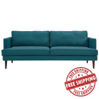 Modway EEI-3057-TEA Agile Upholstered Fabric Sofa