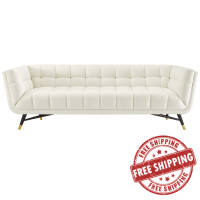 Modway EEI-3059-IVO Adept Performance Velvet Sofa