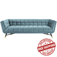 Modway EEI-3059-SEA Adept Performance Velvet Sofa