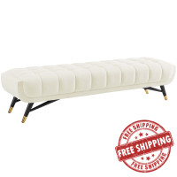 Modway EEI-3061-IVO Adept Performance Velvet Bench