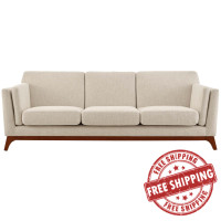 Modway EEI-3062-BEI Chance Upholstered Fabric Sofa