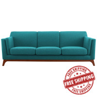 Modway EEI-3062-TEA Chance Upholstered Fabric Sofa