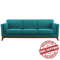 Modway EEI-3062-TEA Chance Upholstered Fabric Sofa