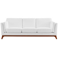 Modway EEI-3062-WHI Chance Upholstered Fabric Sofa