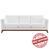 Modway EEI-3062-WHI Chance Upholstered Fabric Sofa