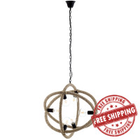 Modway EEI-3076 Transpose Rope Pendant Chandelier