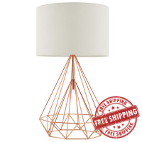 Modway EEI-3080 Precious Rose Gold Table Lamp