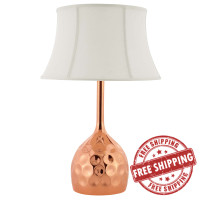 Modway EEI-3081 Dimple Rose Gold Table Lamp