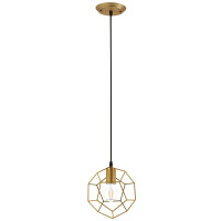 Modway EEI-3088 Pique Gold Metal Ceiling Fixture
