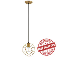 Modway EEI-3088 Pique Gold Metal Ceiling Fixture