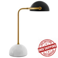Modway EEI-3090 Convey Bronze and White Marble Table Lamp