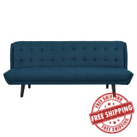 Modway EEI-3093-AZU Glance Tufted Convertible Fabric Sofa Bed