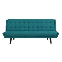 Modway EEI-3093-TEA Glance Tufted Convertible Fabric Sofa Bed