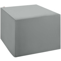Modway EEI-3139-GRY Immerse Convene / Sojourn / Summon Ottoman and Side Table Outdoor Patio Furniture Cover