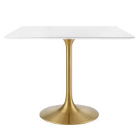 Modway EEI-3212-GLD-WHI Lippa 36