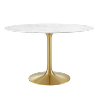 Modway EEI-3232-GLD-WHI Lippa 47