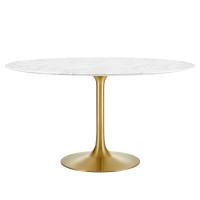 Modway EEI-3233-GLD-WHI Lippa 54