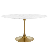 Modway EEI-3235-GLD-WHI Lippa 54