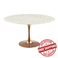 Modway EEI-3244-ROS-WHI Lippa 54
