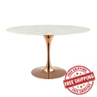 Modway EEI-3246-ROS-WHI Lippa 54