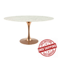 Modway EEI-3247-ROS-WHI Lippa 60
