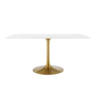 Modway EEI-3256-GLD-WHI Lippa 60