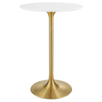 Modway EEI-3262-GLD-WHI Lippa 28