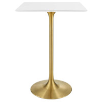 Modway EEI-3263-GLD-WHI Lippa 28