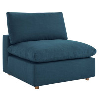 Modway EEI-3270-AZU Commix Down Filled Overstuffed Armless Chair