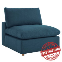 Modway EEI-3270-AZU Commix Down Filled Overstuffed Armless Chair
