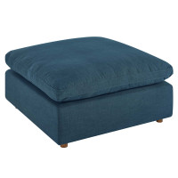 Modway EEI-3318-AZU Commix Down Filled Overstuffed Ottoman