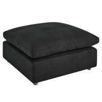 Modway EEI-3318-BLK Commix Down Filled Overstuffed Ottoman Black