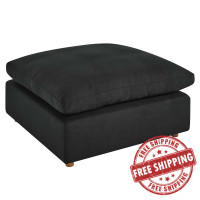 Modway EEI-3318-BLK Commix Down Filled Overstuffed Ottoman Black