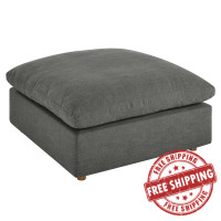 Modway EEI-3318-GRY Commix Down Filled Overstuffed Ottoman