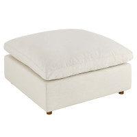 Modway EEI-3318-LBG Commix Down Filled Overstuffed Ottoman Light Beige