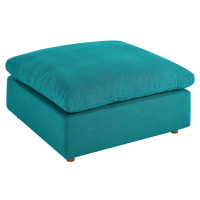 Modway EEI-3318-TEA Commix Down Filled Overstuffed Ottoman