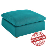 Modway EEI-3318-TEA Commix Down Filled Overstuffed Ottoman