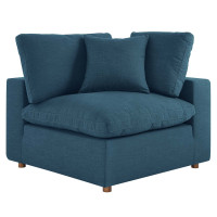 Modway EEI-3319-AZU Commix Down Filled Overstuffed Corner Chair