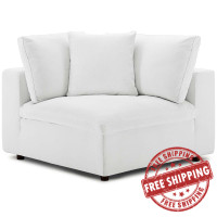 Modway EEI-3319-WHI Commix Down Filled Overstuffed Corner Chair