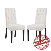 Modway EEI-3325-BEI Confer Dining Side Chair Fabric Set of 2