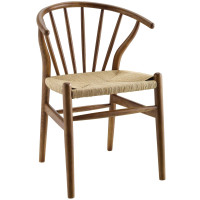 Modway EEI-3338-WAL Flourish Spindle Wood Dining Side Chair