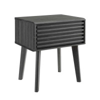 Modway EEI-3345-CHA Render End Table Charcoal
