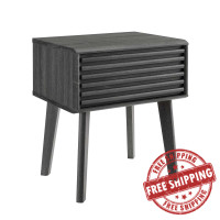 Modway EEI-3345-CHA Render End Table Charcoal