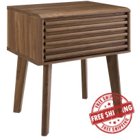 Modway EEI-3345-WAL Render End Table Nightstand