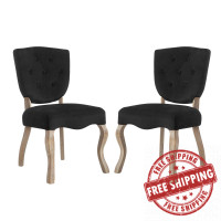 Modway EEI-3381-BLK Array Dining Side Chair Set of 2
